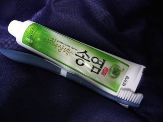 Pine Tree Flavored Toothpaste